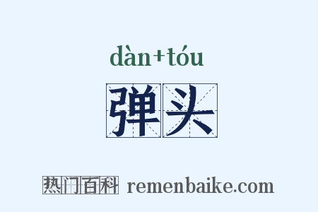 弹头是什么意思的图片